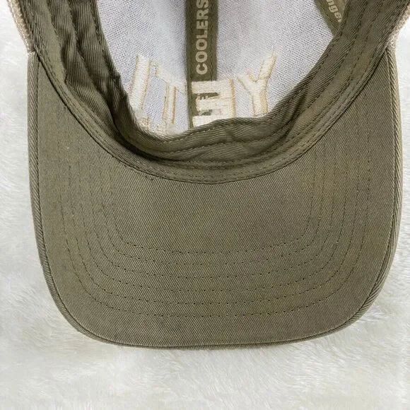 Yeti Coolers Hat Adult Adjustable Snapback Beige Distressed Hiking Camping * - Picture 6 of 7